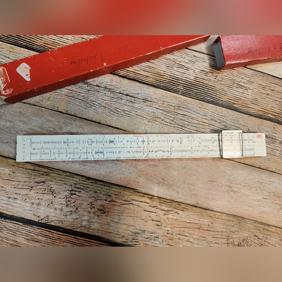 Vintage 1970s 10" Fredrick Post Manheim Logarithmic Student Slide Ruler - Picture 6 of 10